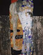 Gustav Klimt kvinnans tre aldrar oil painting reproduction